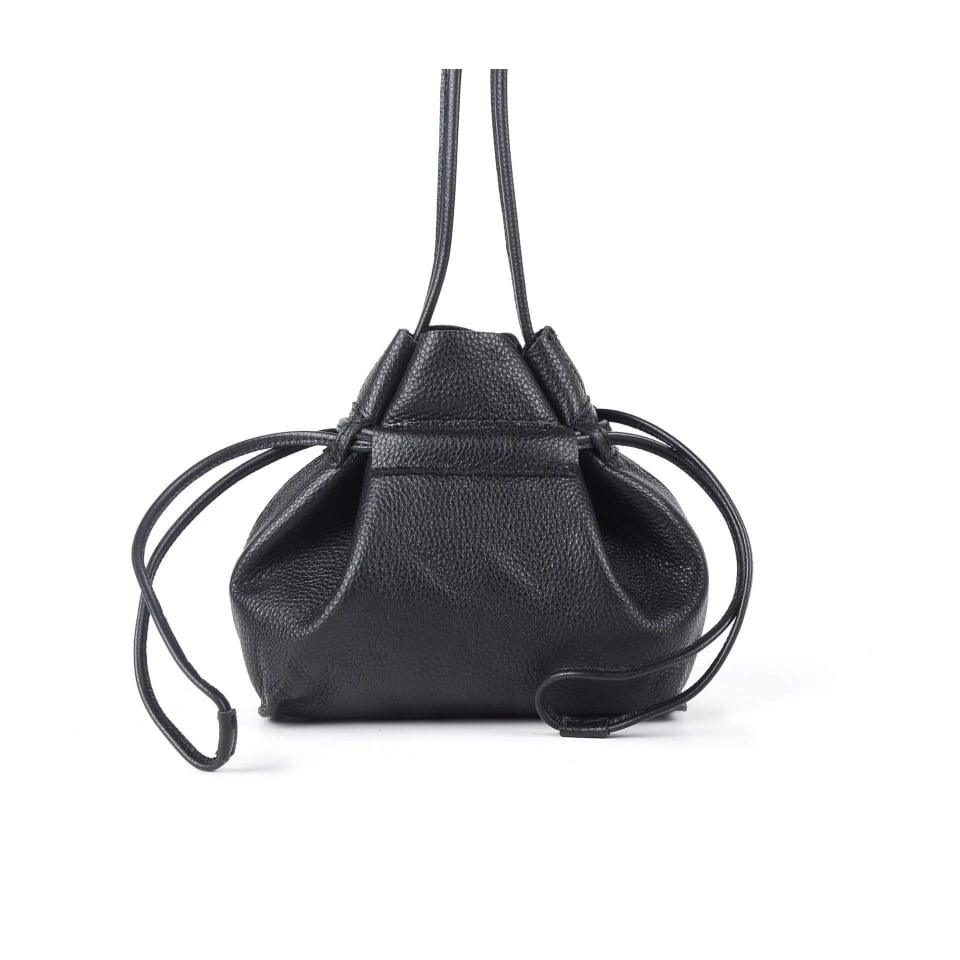 Black Baranil Calf Bucket Bag - laperruque