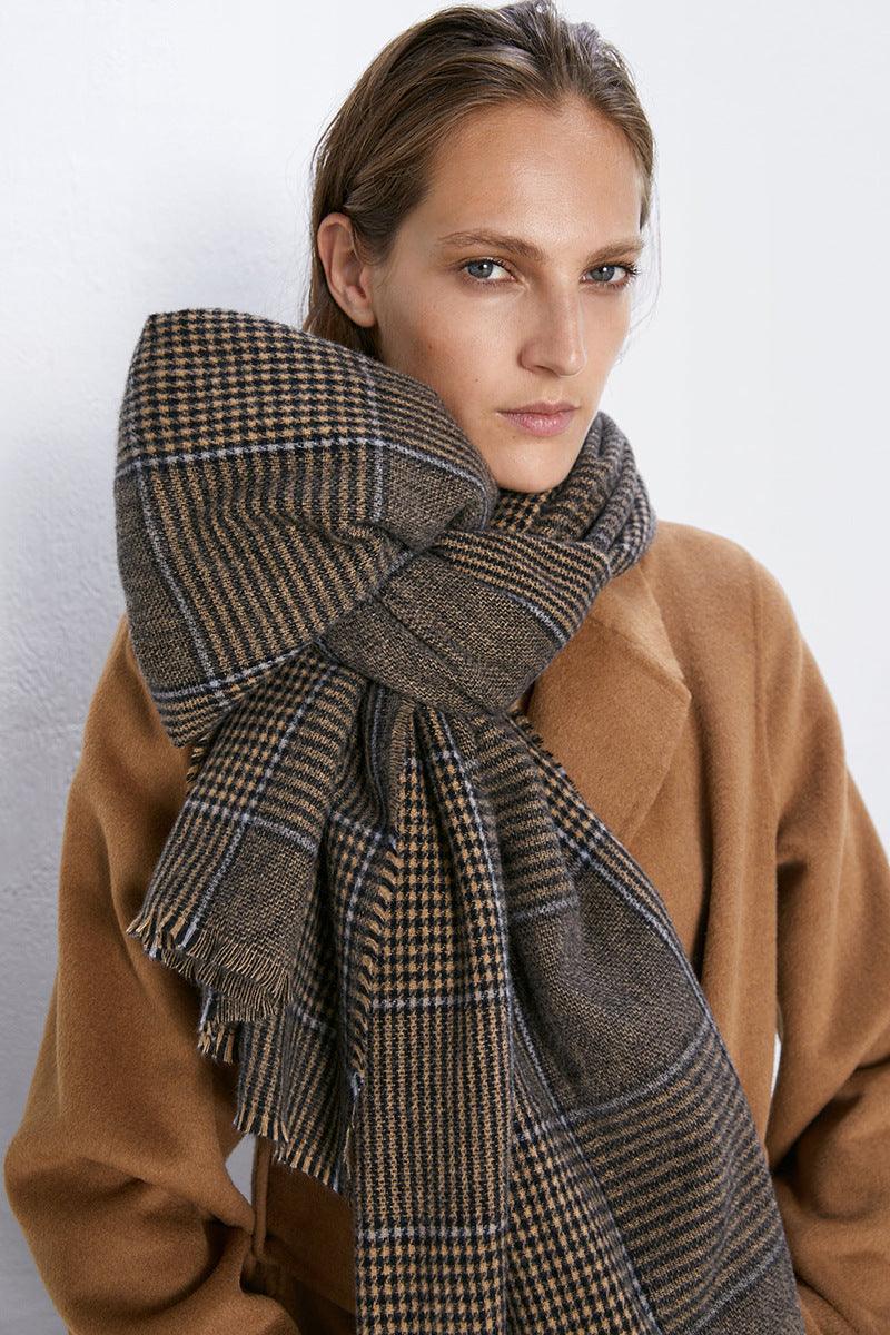 Houndstooth Soft Scarf - Loliday