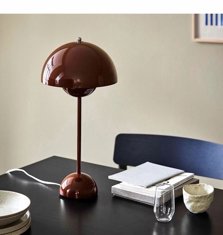 Lamp in bedside and desk setup