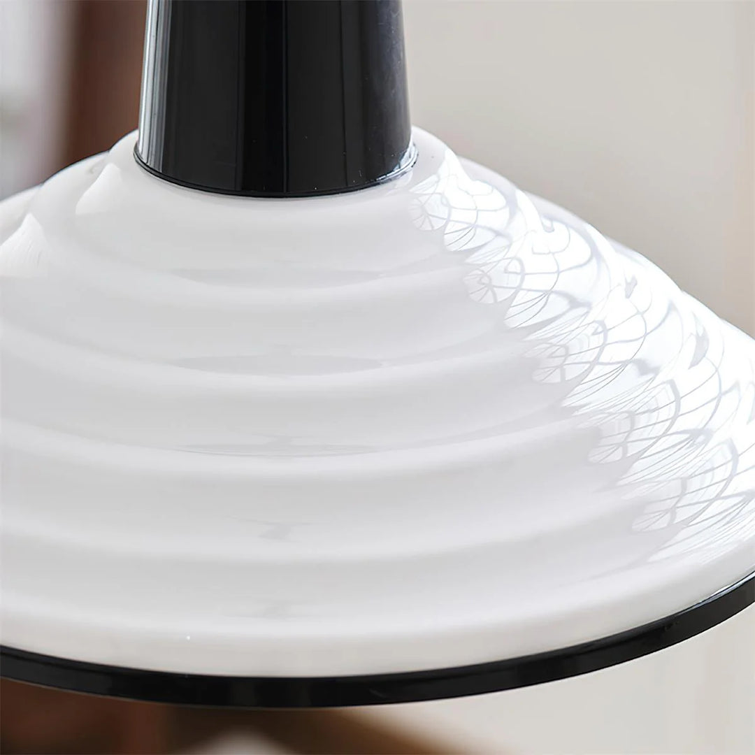 350mm Disc Glass Retractable Pendant