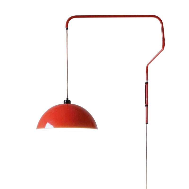 D40 Industrial Pivot Swing Arm Plug-in Wall Lamp