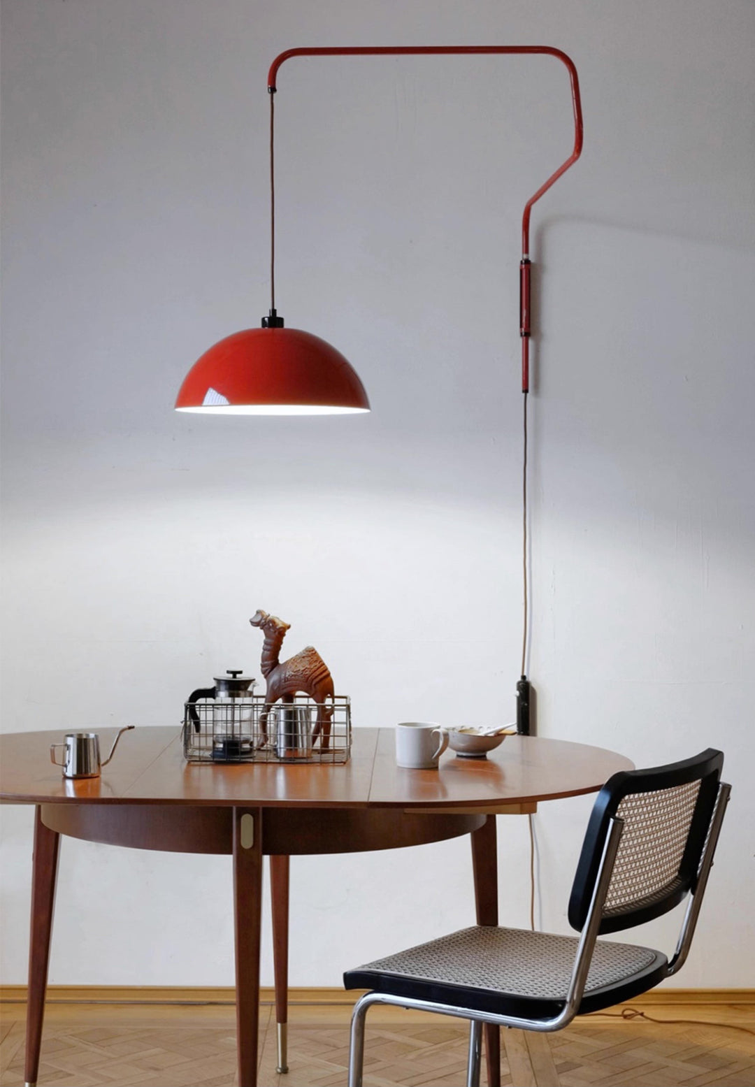 D40 Industrial Pivot Swing Arm Plug-in Wall Lamp
