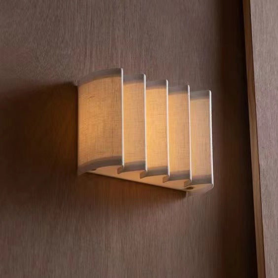 FW25 W Shape Fabric Sconce