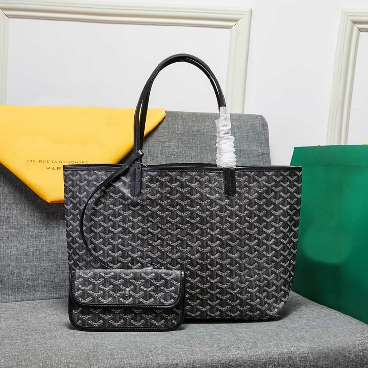 LDGY Large Genuine Leather Tote Bag