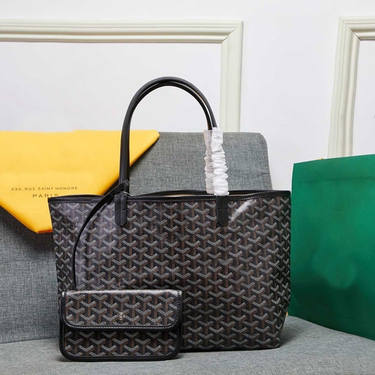 LDGY Large Genuine Leather Tote Bag
