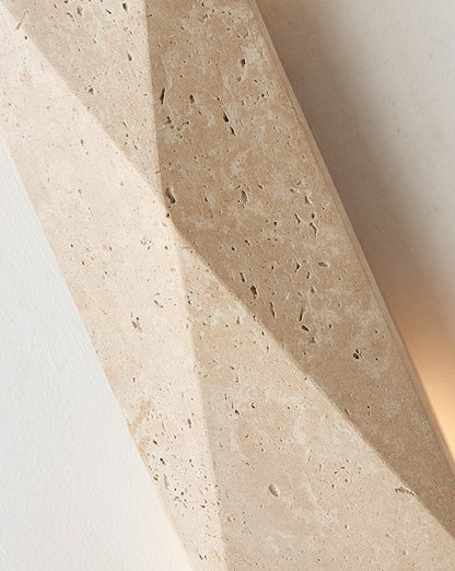 Kodo Travertine Outdoor Wall Light