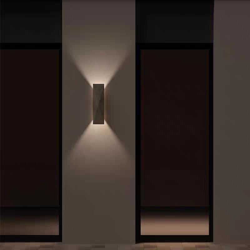 Kodo Travertine Outdoor Wall Light