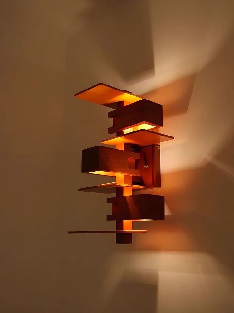 Taliesin Oak Wall Lamp