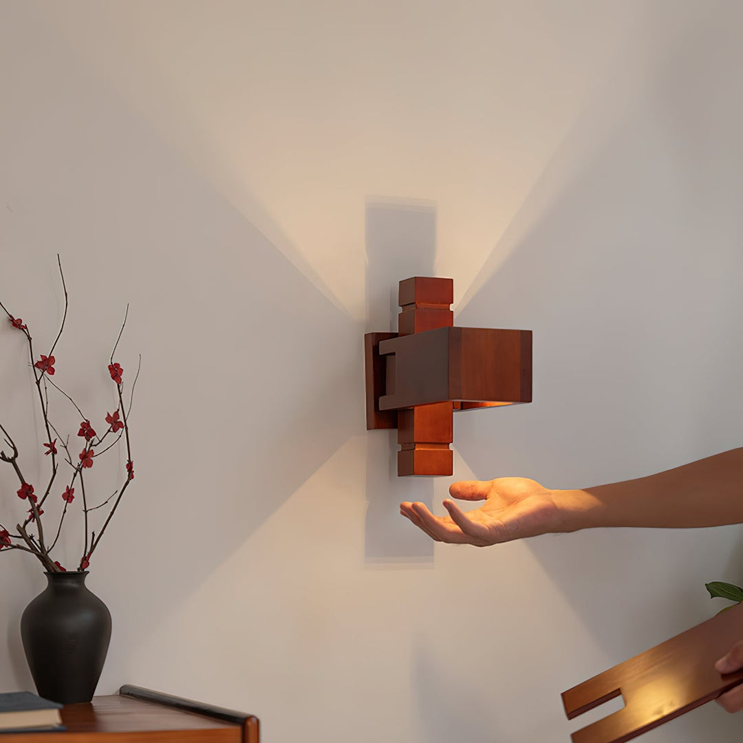 Taliesin Oak Wall Lamp