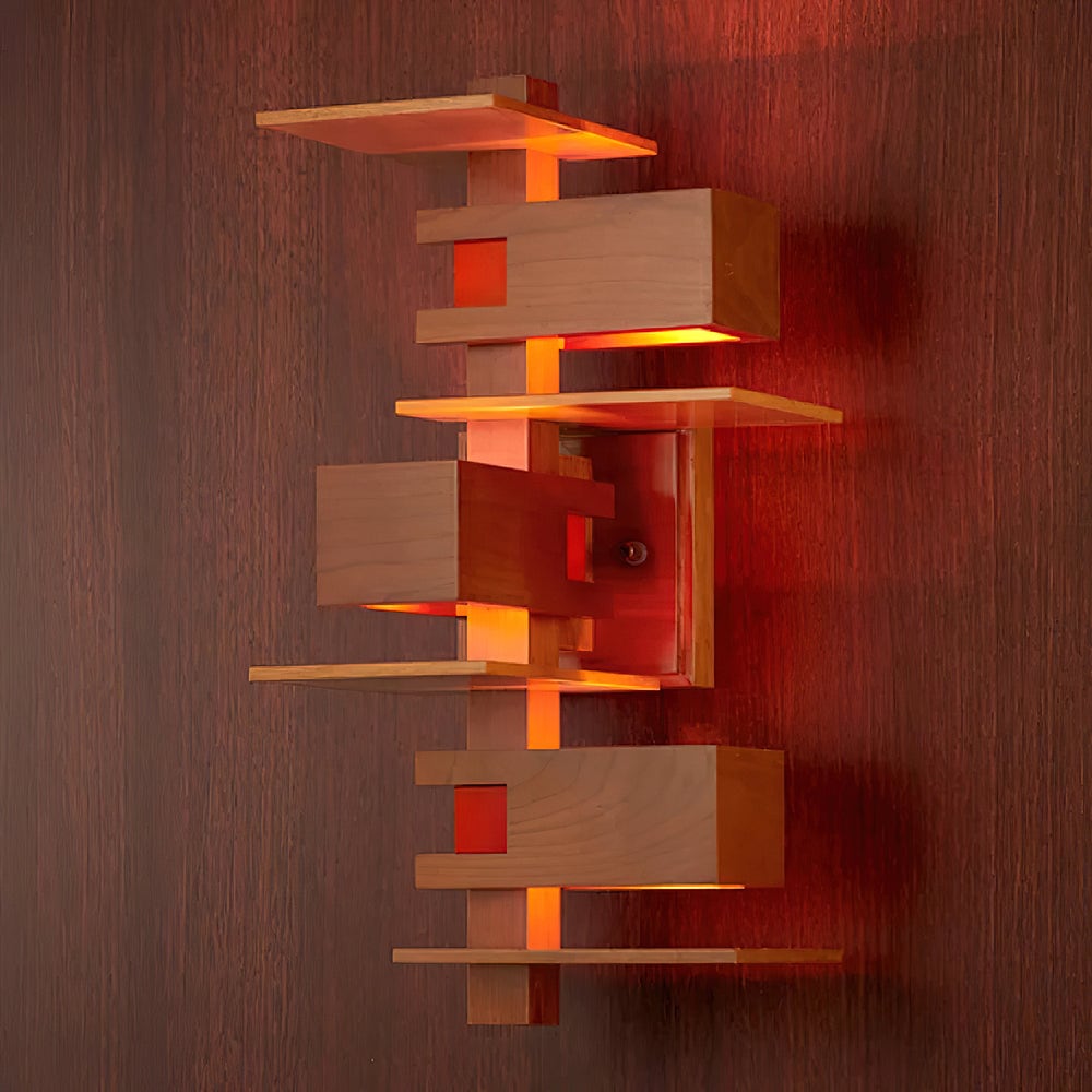 Taliesin Oak Wall Lamp