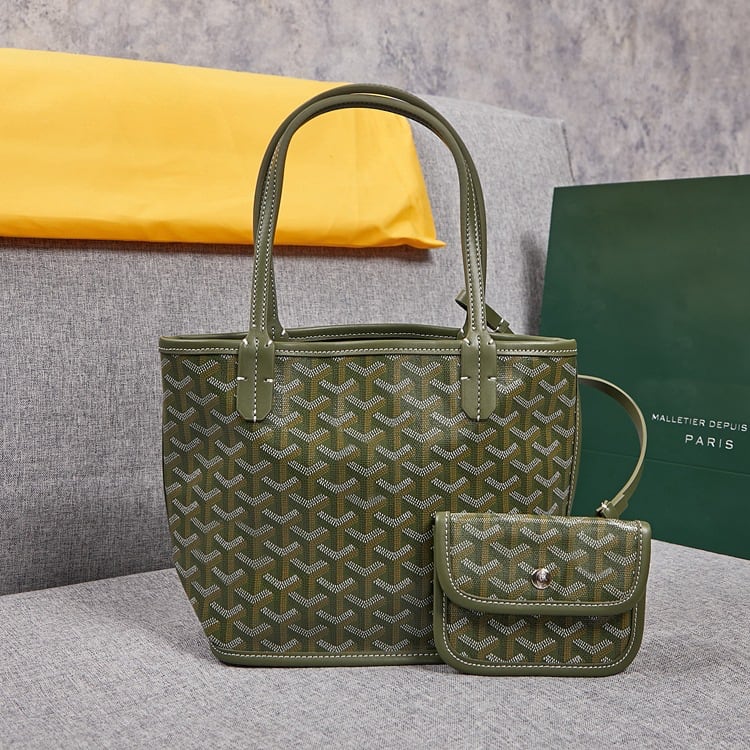 LDGY Mini Double-sided Leather Tote Bag