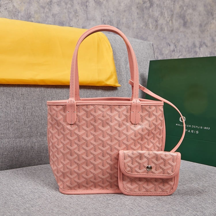 LDGY Mini Double-sided Leather Tote Bag