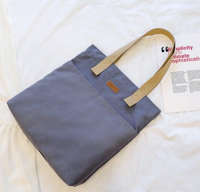 Classic Canvas Tote Bag | Shoulder Bag - mokupark.com