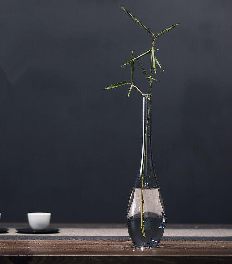 Japanese GY Transparent Glass Vase - mokupark.com