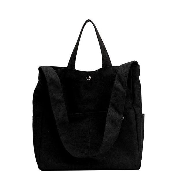 Wide Shoulder Straps Canvas Tote Bag | Handbag | Crossbody Bag | Shoulder Bag - mokupark.com