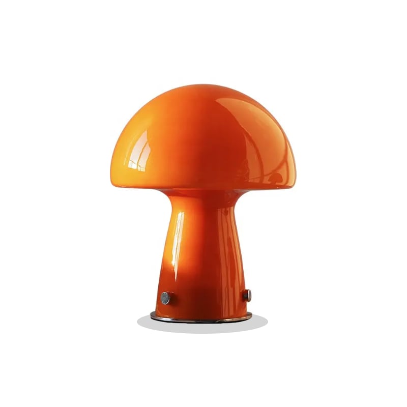 MP Bauhaus Style Glass Mushroom Table Lamp