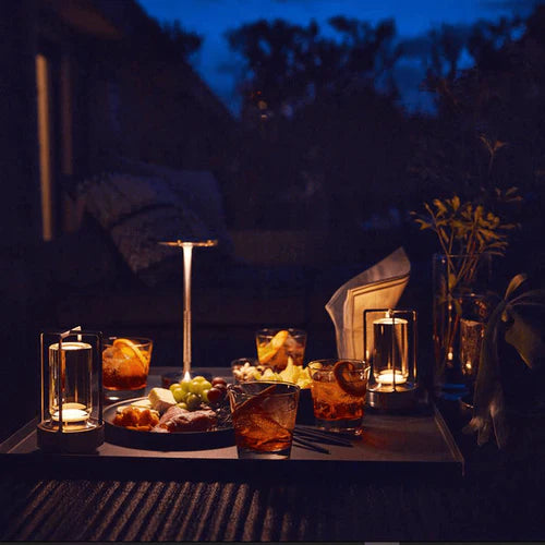 Japanese Ambient Turn - Aluminum USB Rechargeable LED Cordless Table Lamp