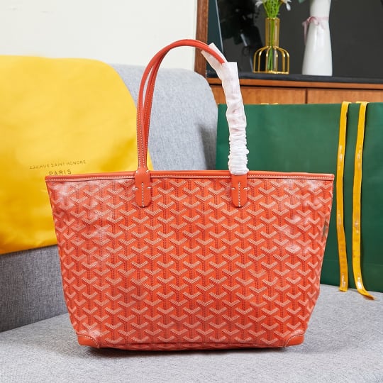 LDGY Genuine Leather Zippered Tote Bag
