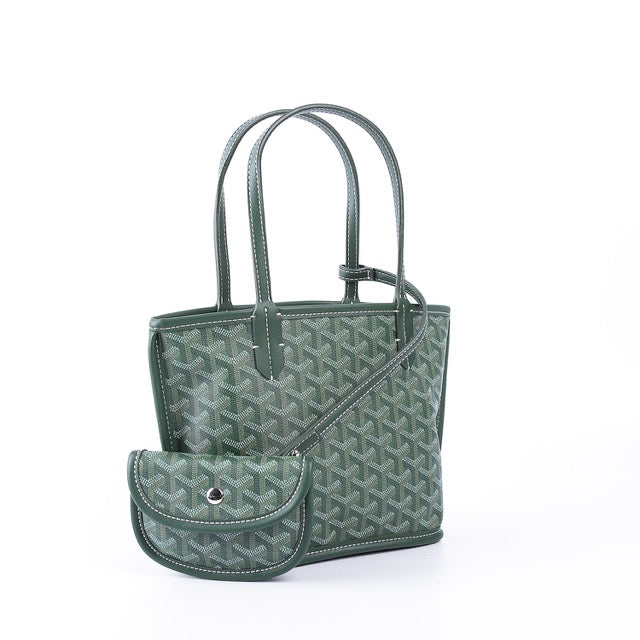LDGY Mini Double-sided Leather Tote Bag