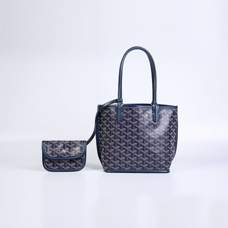 LDGY Mini Double-sided Leather Tote Bag