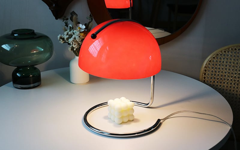 Classic Bauhaus CATO Glass Table Lamp - Pudding Aromatherapy Lamp