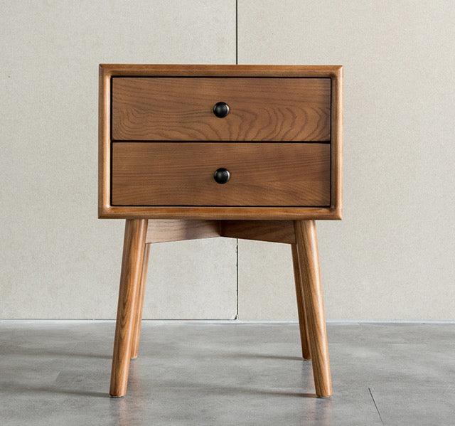 Hiroko - Living Room Ash Wood Two-story Drawer Cabinet - mokupark.com