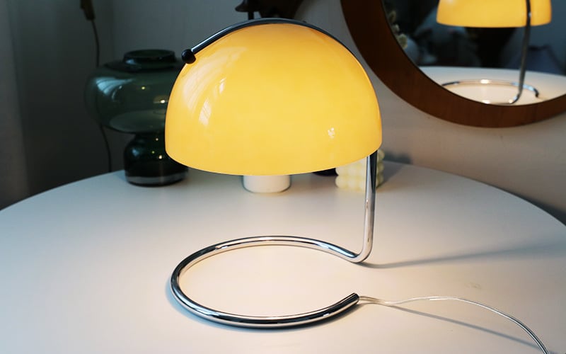 Classic Bauhaus CATO Glass Table Lamp - Pudding Aromatherapy Lamp