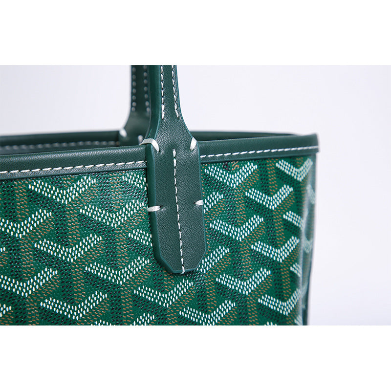 LDGY Mini Double-sided Leather Tote Bag
