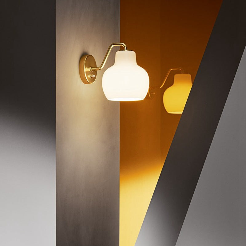 VL Cream Glass Sconce