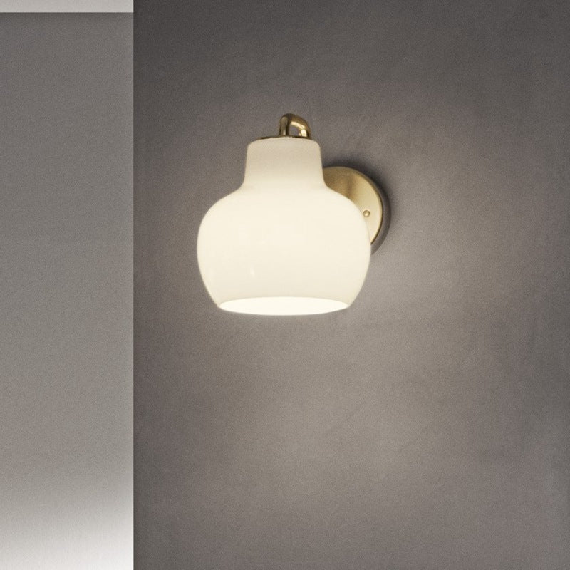 VL Cream Glass Sconce