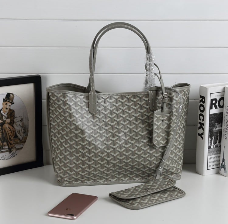 LDGY Double-sided Genuine Leather Tote - M/L