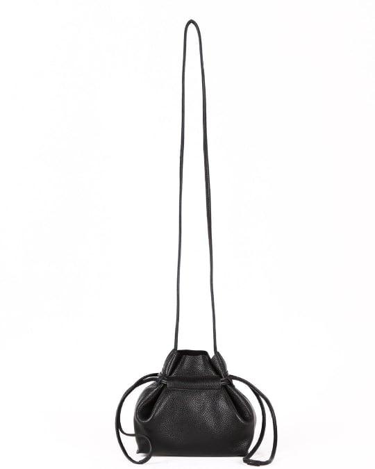 2024 Leather Mini Drawstring Bucket Bag