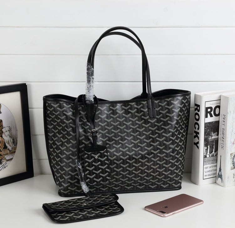 LDGY Double-sided Genuine Leather Tote - M/L