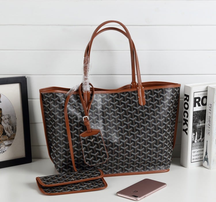 LDGY Double-sided Genuine Leather Tote - M/L