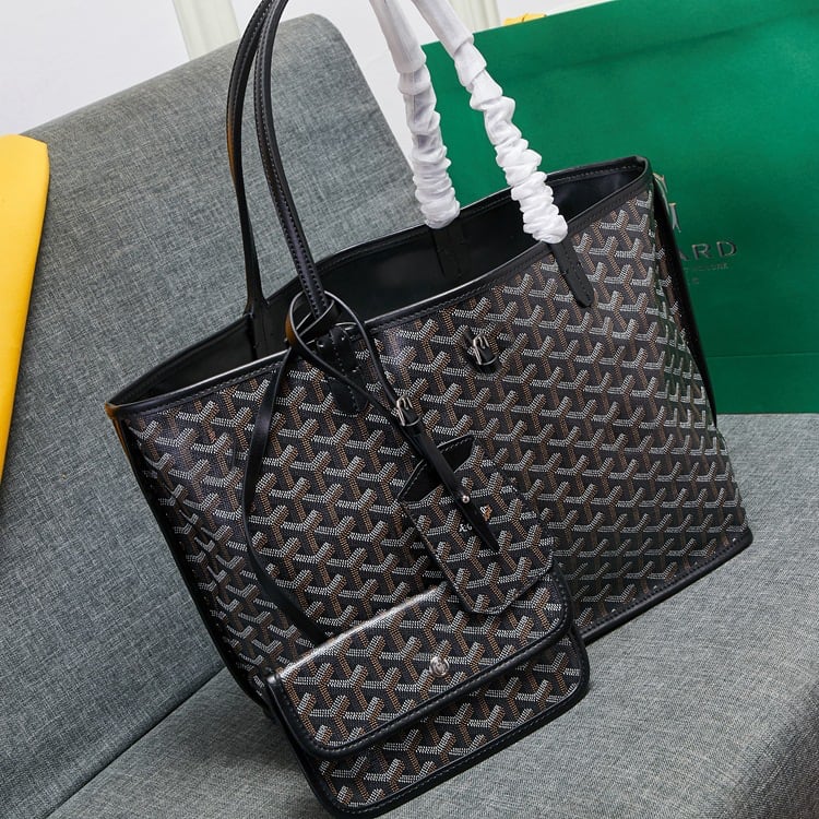 LDGY Double-sided Genuine Leather Tote - M/L