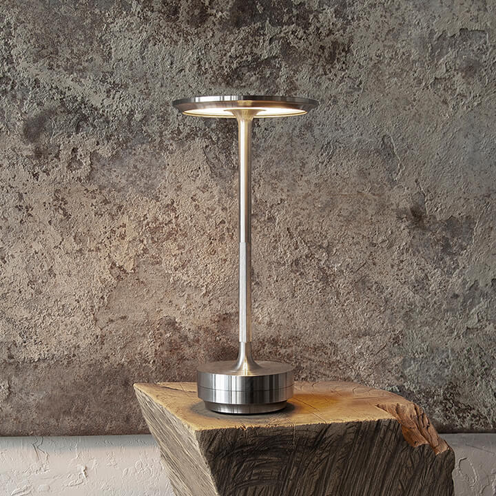 Japanese Ambient Turn - Aluminum USB Rechargeable LED Cordless Table Lamp