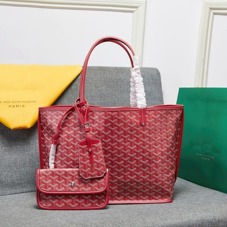 LDGY Double-sided Genuine Leather Tote - M/L