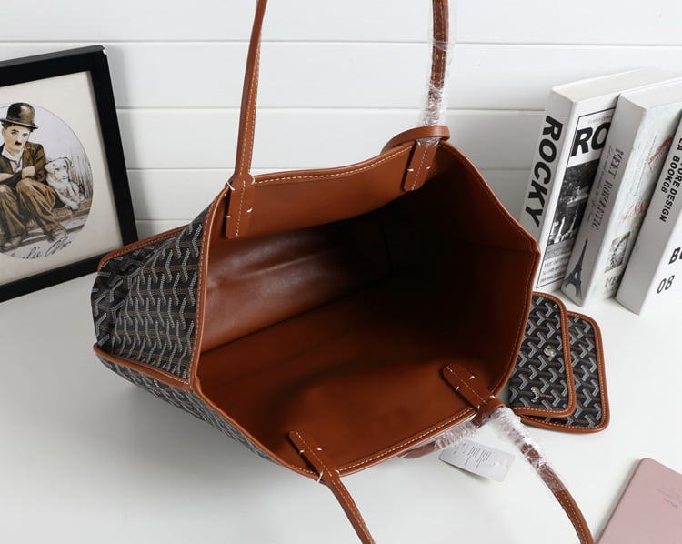 LDGY Double-sided Genuine Leather Tote - M/L