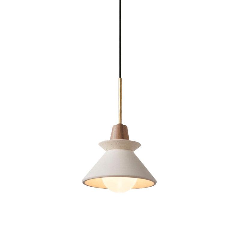 Lightweight Cement Teacup Shade Pendant Lamp - Moku Park