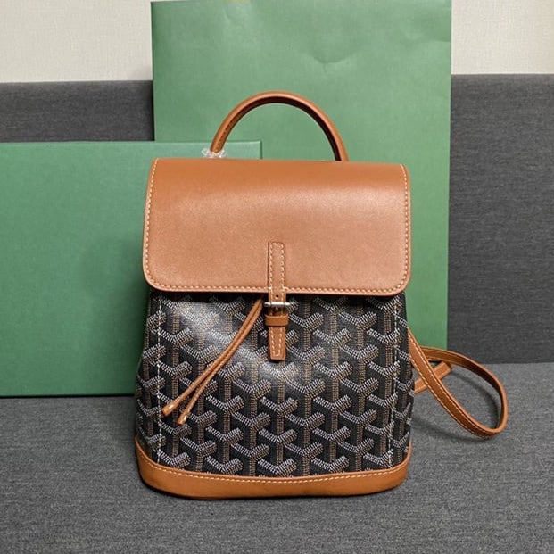 LDGY Genuine Leather Dual-purpose Bag - Slant Bag | Mini Backpack