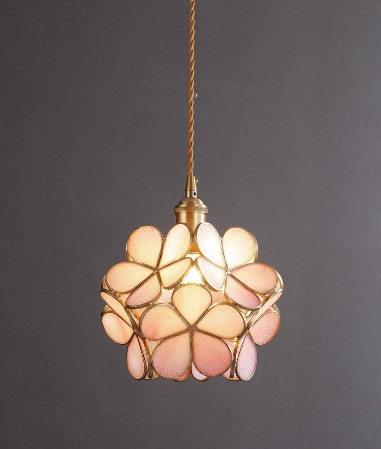 Cherry Blossoms | Glass Color Petal Pendant Lamp