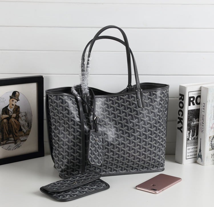 LDGY Double-sided Genuine Leather Tote - M/L